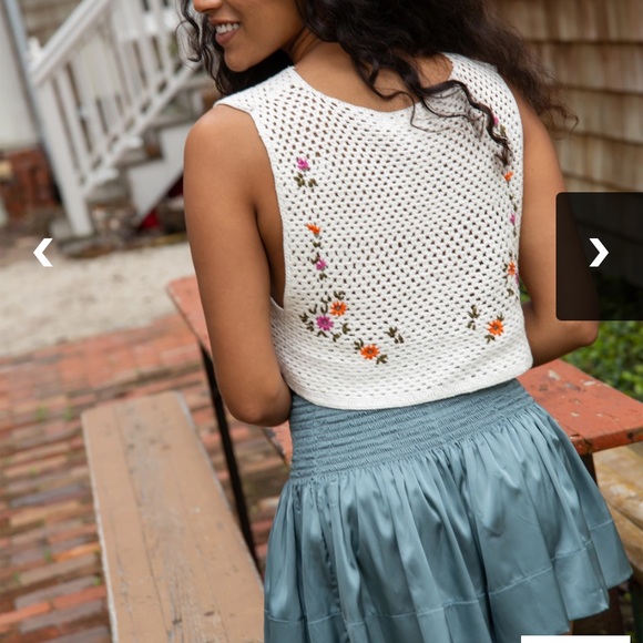 Natural Life daisy skort in seafoam (turquoise green) - Picture 2 of 8